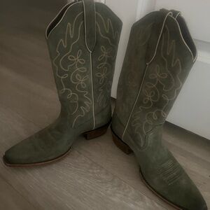 Ariat Olive Western Boots